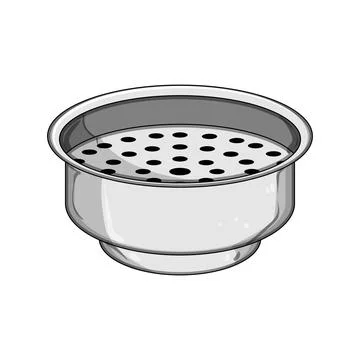 Blockage sink drain cartoon vector illustration Ilustración de archivo