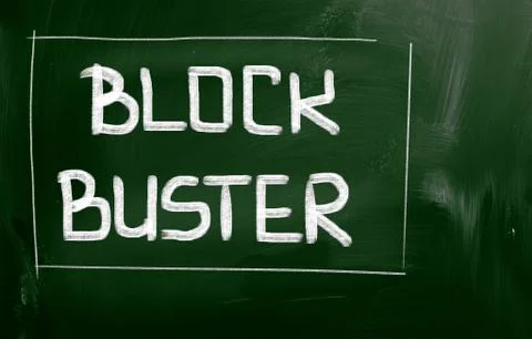 Blockbuster concept Stock Illustration