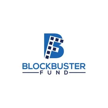 Blockbuster Fund logo design template Stock Illustration