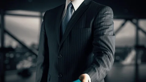 Blockchain and Data Analytics chosen by businessman in technology hologram 動画素材 129278906