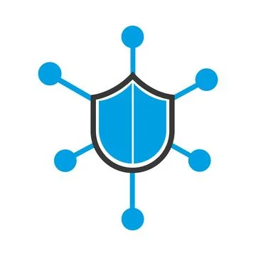 BlockChain and network icon concept or logo design vector Stock Illustration