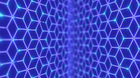 Blockchain background with connecting blocks  Video stock 102548564