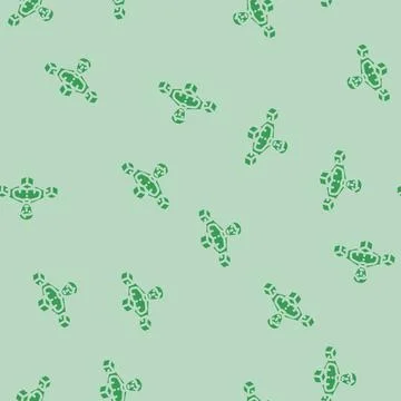 Blockchain based identity verification glyph vector seamless pattern Illustrazione stock