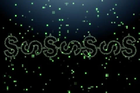 Blockchain concept as futuristic idea of database - 3d rendering Stock Photos