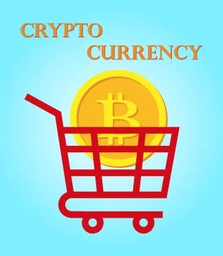 Blockchain, cryptocurrency and bitcoin . vector concept. Illustration of proc 库存插图