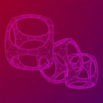 Blockchain cube chain 스톡 일러스트