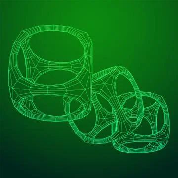 Blockchain cube chain Illustrazione stock