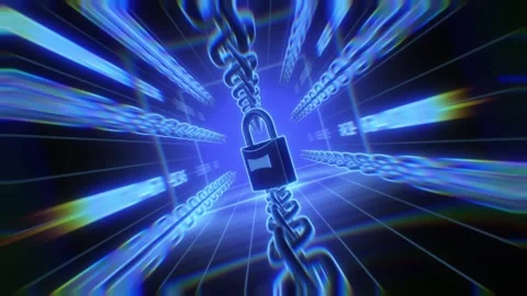 Blockchain Cyber Security Stock Footage 262739979