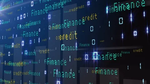 Blockchain Data Transfer Network Stock Footage 103500272