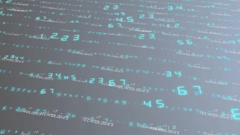 Blockchain Data Transfer Network Stock Footage 107180496