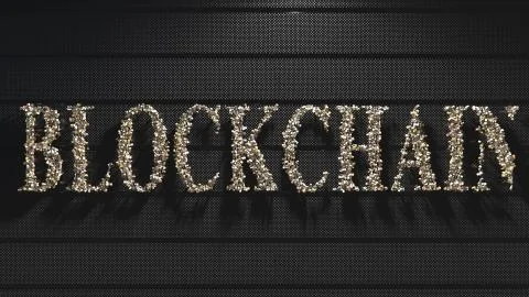 Blockchain encryption for crypto currencies bitcoin financial money records  스톡 일러스트