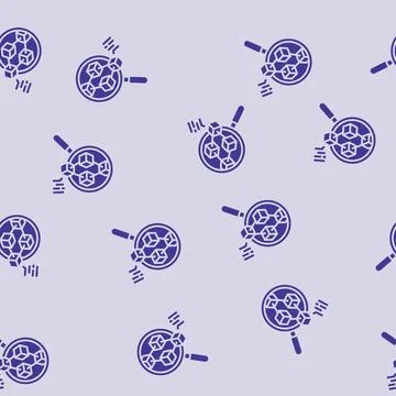 Blockchain explorer decentralized application glyph seamless pattern Illustrazione stock