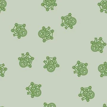Blockchain explorer decentralized application line vector seamless pattern Illustrazione stock