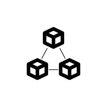 Blockchain icon. Element of Crypto currency icon for mobile concept and web apps Stock Illustration