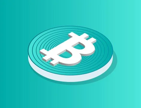 Blockchain Icon Isolated 3D Vector Illustration Illustrazione stock
