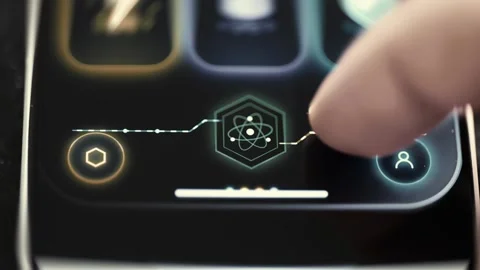 Blockchain Identity Network with User Access Control Stock Footage 341866545