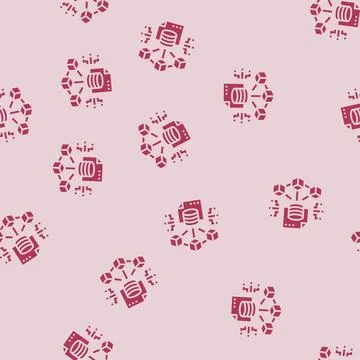Blockchain ledger cryptocurrency mining glyph seamless pattern 스톡 일러스트