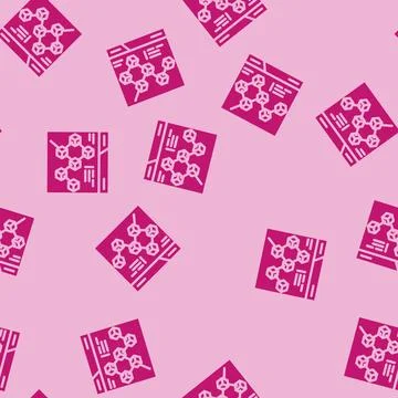 Blockchain ledger cryptocurrency mining glyph vector seamless pattern Stock Illustration