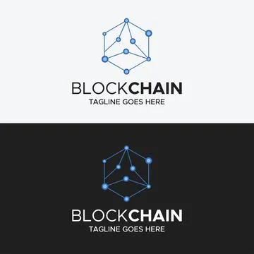 Blockchain Logo Stock Illustration