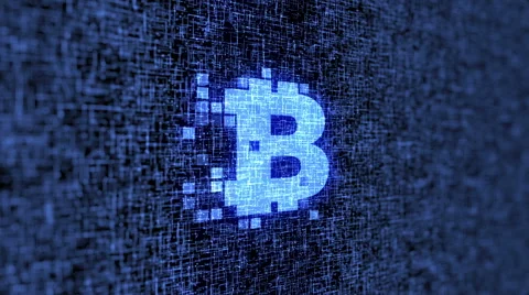  blockchain logo on technology background Stock Footage 64972809