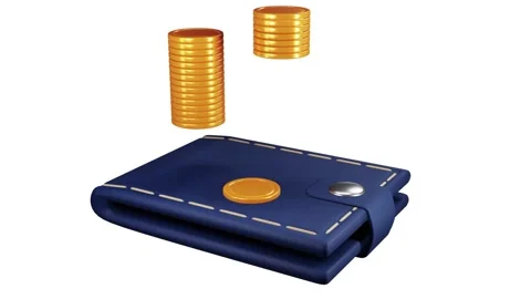 Blockchain money 3d animation. Vídeo Stock 161230972