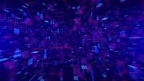 Blockchain network concept digital Global technology data high speed internet Stock Footage 247352062