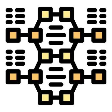 Blockchain network connecting digital blocks representing secure transactions 스톡 일러스트