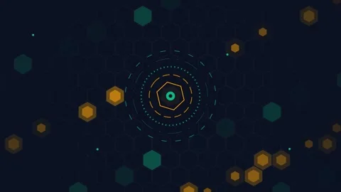 Blockchain Network Data Flow Visualizing Digital Technology and Finance Vidéo 334860934