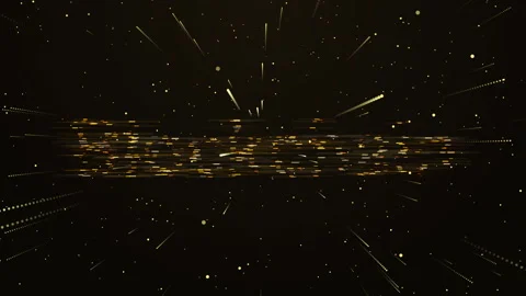Blockchain Particle Digital Data Analysis Big Data, High Tech Blockchain Data Video stock 346756936