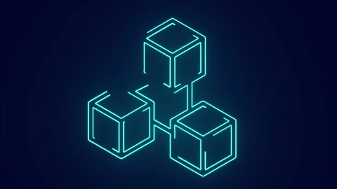 Blockchain to secure cryptocurrencies and bitcoin for online transactions Stock-Footage 241163404