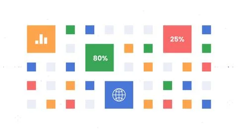 Blockchain structure vector concept Stock Illustration