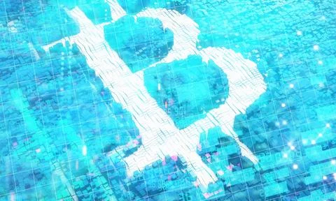 Blockchain technology and bitcoin cryptocurrency network concept (84) 스톡 사진