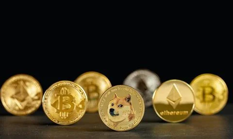 Blockchain technology and bitcoin cryptocurrency network concept (84) 스톡 사진