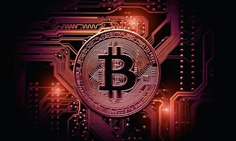 Blockchain technology and bitcoin cryptocurrency network concept (84) 스톡 사진