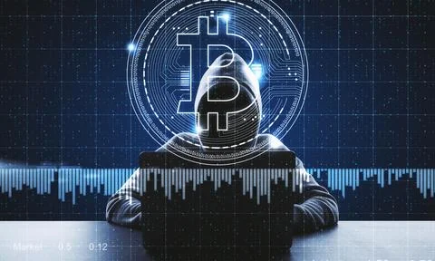 Blockchain technology and bitcoin cryptocurrency network concept (84) Stock Photos