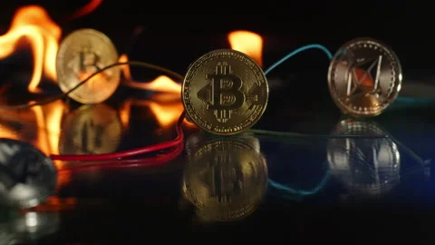 Blockchain technology concept for cryptocurrency financial transactions Stock Footage 168771738