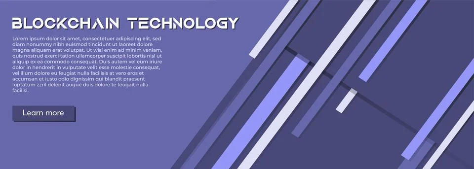 Blockchain technology concept, cryptocurrency Illustrazione stock