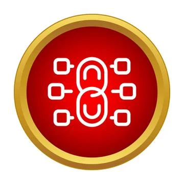 Blockchain technology concept displaying linked digital data network 스톡 일러스트