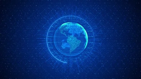 Blockchain technology database cryptocurrency concept. Business finance crypto Stock Footage 313701176