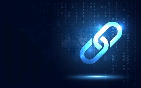 Blockchain technology fintech cryptocurrency block chain server abstract ba.. 库存插图