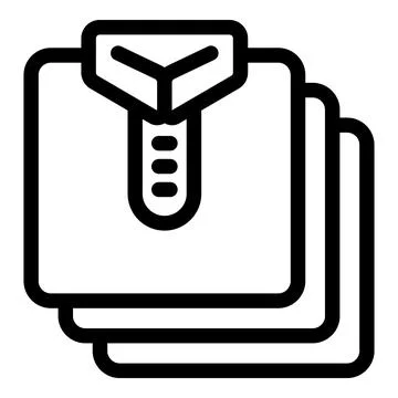 Blockchain technology icon depicting decentralized database system Stock Illustration