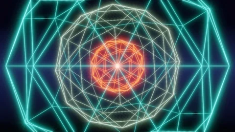 Blockchain technology network abstract loop animation Stock Footage 106751468