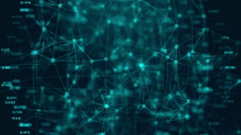 Blockchain technology for NFTs, iot cloud computing and digital money records Stock Footage 157519740