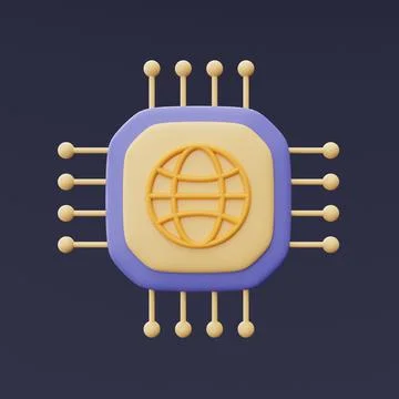 Blockchain technology services,Cryptocurrency protection concept,independent  Stock Illustration