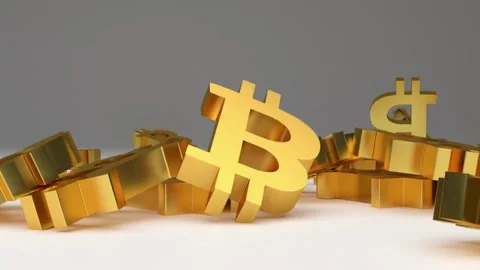 Blockchain technology symbols 3d cyber banking, money, cryptocurrency mining, Stock Footage 336443610