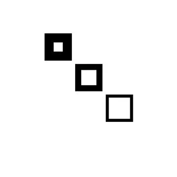 Blockchain Technology, Various Square Block Solid Flat Vector Icon Isolated o Illustrazione stock