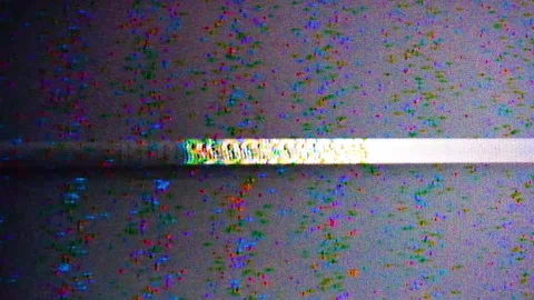 Blockchain title glitching with static background 스톡 동영상 273515003