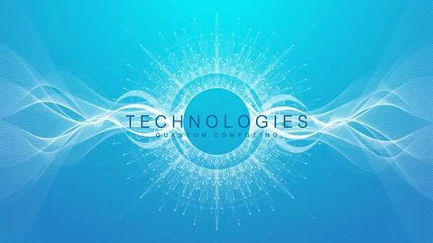 Blockchain transfer satellite future communications. Abstract technology cloud Stock Illustration