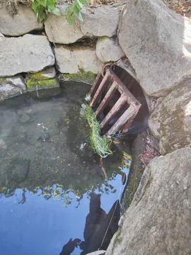 Blocked drain Stock Photos