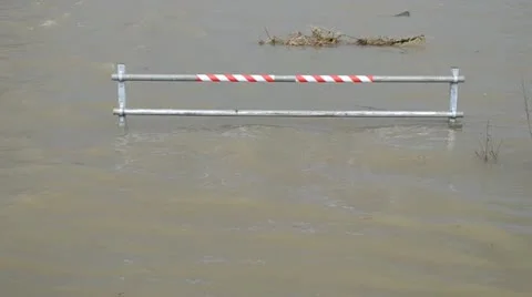 Blocked by high water Stock Footage 11134289